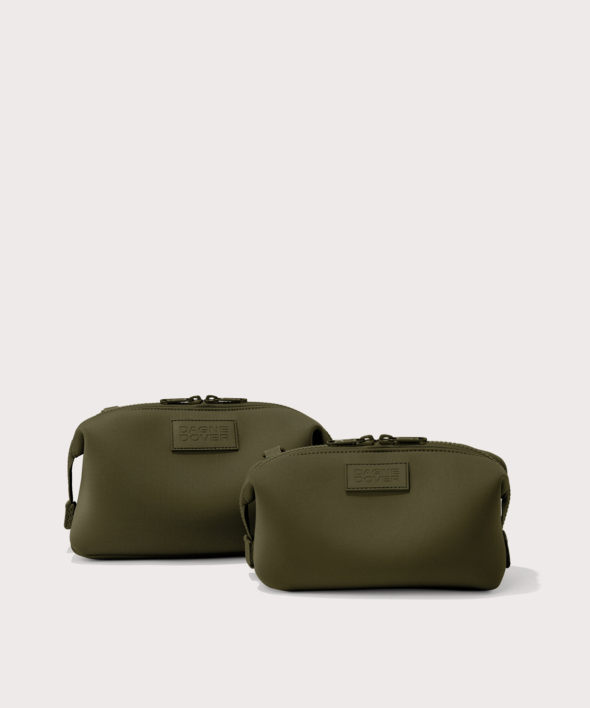 Hunter Toiletry Bag in Dark Moss, Large