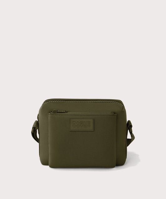 Micah Crossbody in Dark Moss