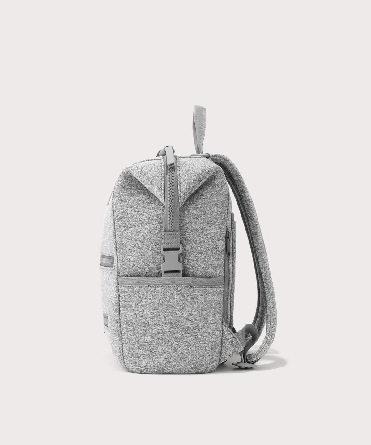 Indi Diaper Backpack in Heather Grey, Medium